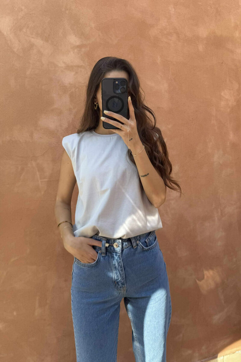 ONE COLOR WOMAN SHIRT GREY/GRI - 2