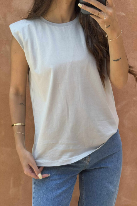 ONE COLOR WOMAN SHIRT GREY/GRI - 3