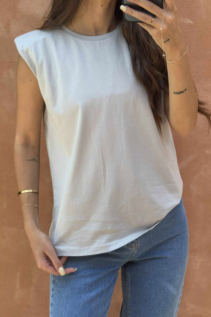 ONE COLOR WOMAN SHIRT GREY/GRI - 3