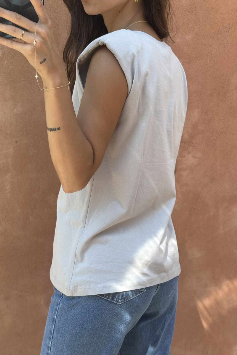 ONE COLOR WOMAN SHIRT GREY/GRI - 4