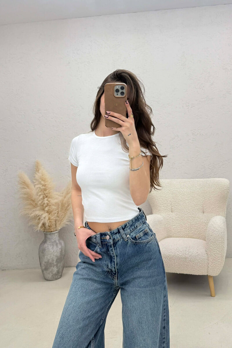 ONE COLOR WOMAN T-SHIRT WHITE-E BARDHE - 2