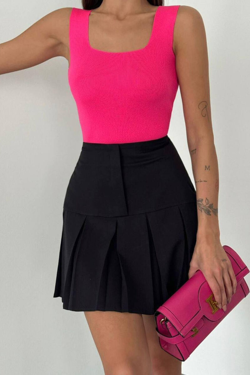 ONE COLOR WOMAN TOP FUCHSIA/CIKLAMI - 2