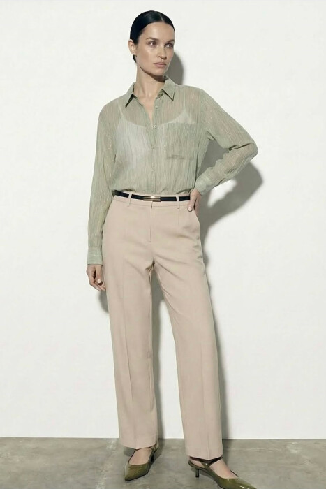 ONE POCKET WOMAN SHIRT MINT/MENTE - 3