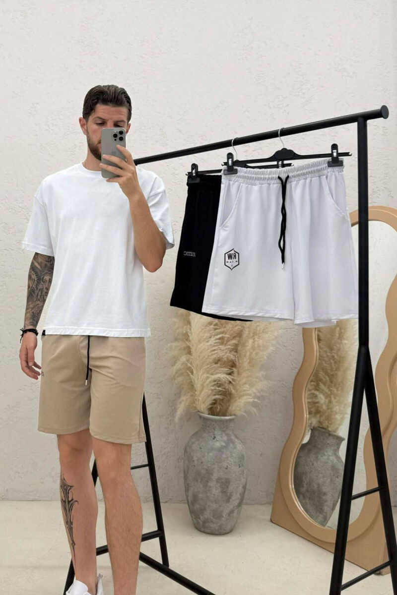 PACK OF 3 PIECE WRITTING ONE COLOR MEN SHORT SWEATPANTS MULTIPLE/SHNGJ - 2
