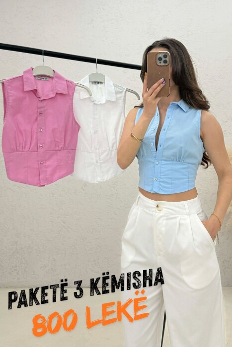 PAKETE 3 KEMISHA PA MENGE PER FEMRA - KLAUDIO FASHION