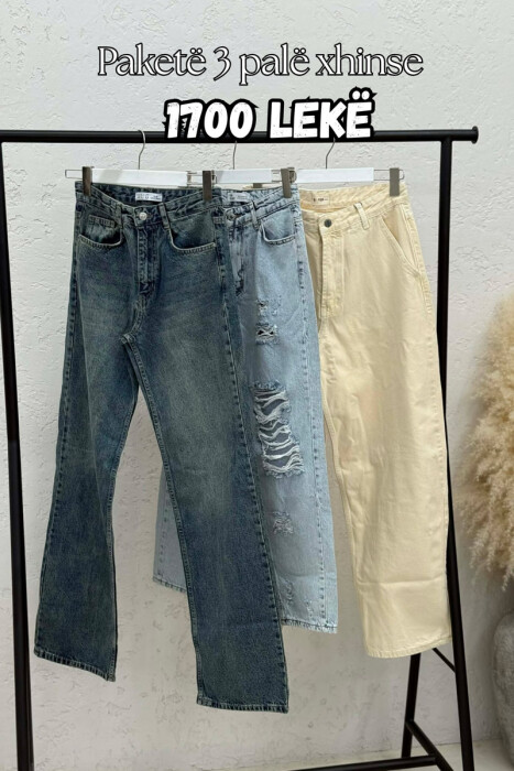 PACK OF 3 PIECES WOMAN JEANS MULTIPLE/SHNGJ - KLAUDIO FASHION