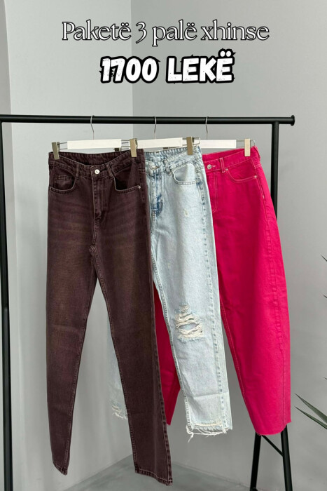 PACK OF 3 PIECES WOMAN JEANS MULTIPLE/SHNGJ - KLAUDIO FASHION