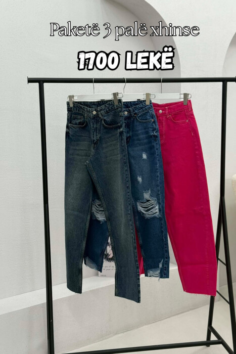 PACK OF 3 PIECES WOMAN JEANS MULTIPLE/SHNGJ - 