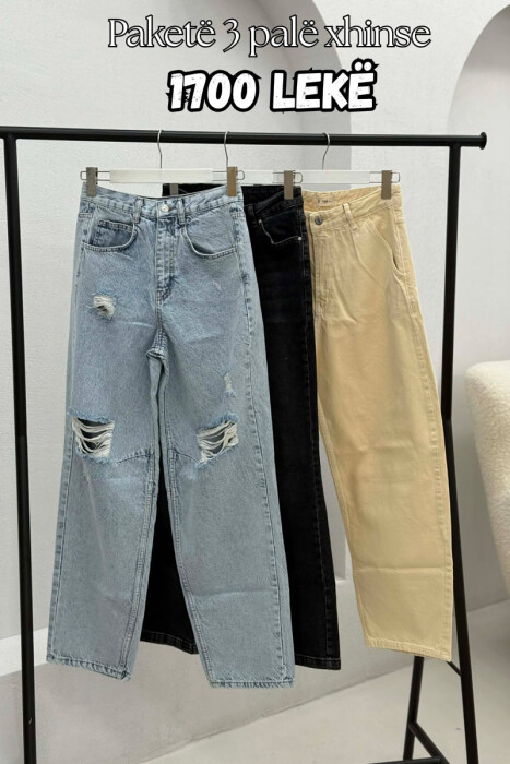 PACK OF 3 PIECES WOMAN JEANS MULTIPLE/SHNGJ - 