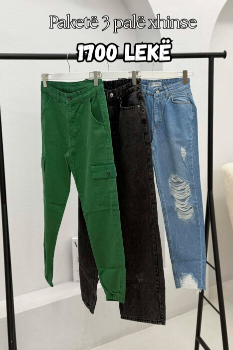 PACK OF 3 PIECES WOMAN JEANS MULTIPLE/SHNGJ - 