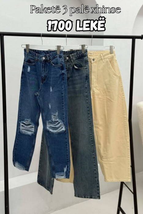 PACK OF 3 PIECES WOMAN JEANS MULTIPLE/SHNGJ - 