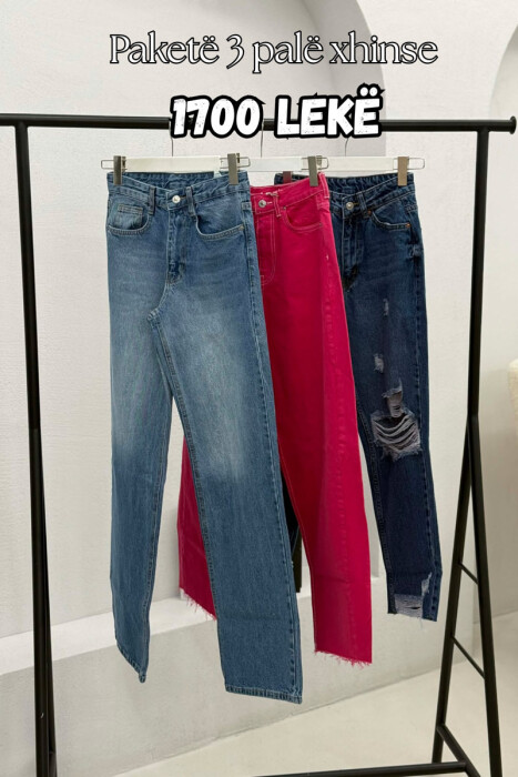 PACK OF 3 PIECES WOMAN JEANS MULTIPLE/SHNGJ - 