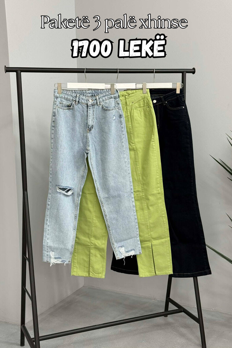 PACK OF 3 PIECES WOMAN JEANS MULTIPLE/SHNGJ - 1