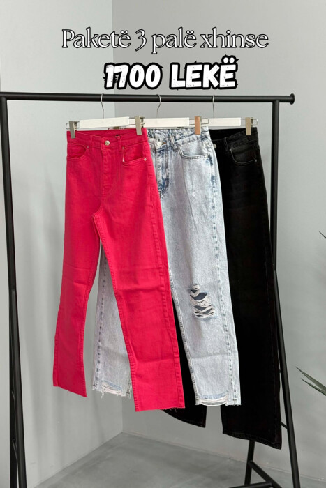 PACK OF 3 PIECES WOMAN JEANS MULTIPLE/SHNGJ - 1