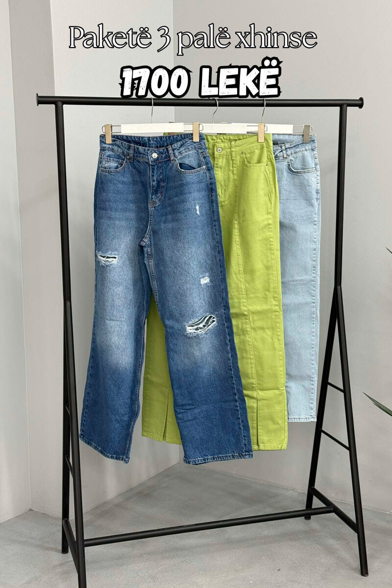 PACK OF 3 PIECES WOMAN JEANS MULTIPLE/SHNGJ - 1