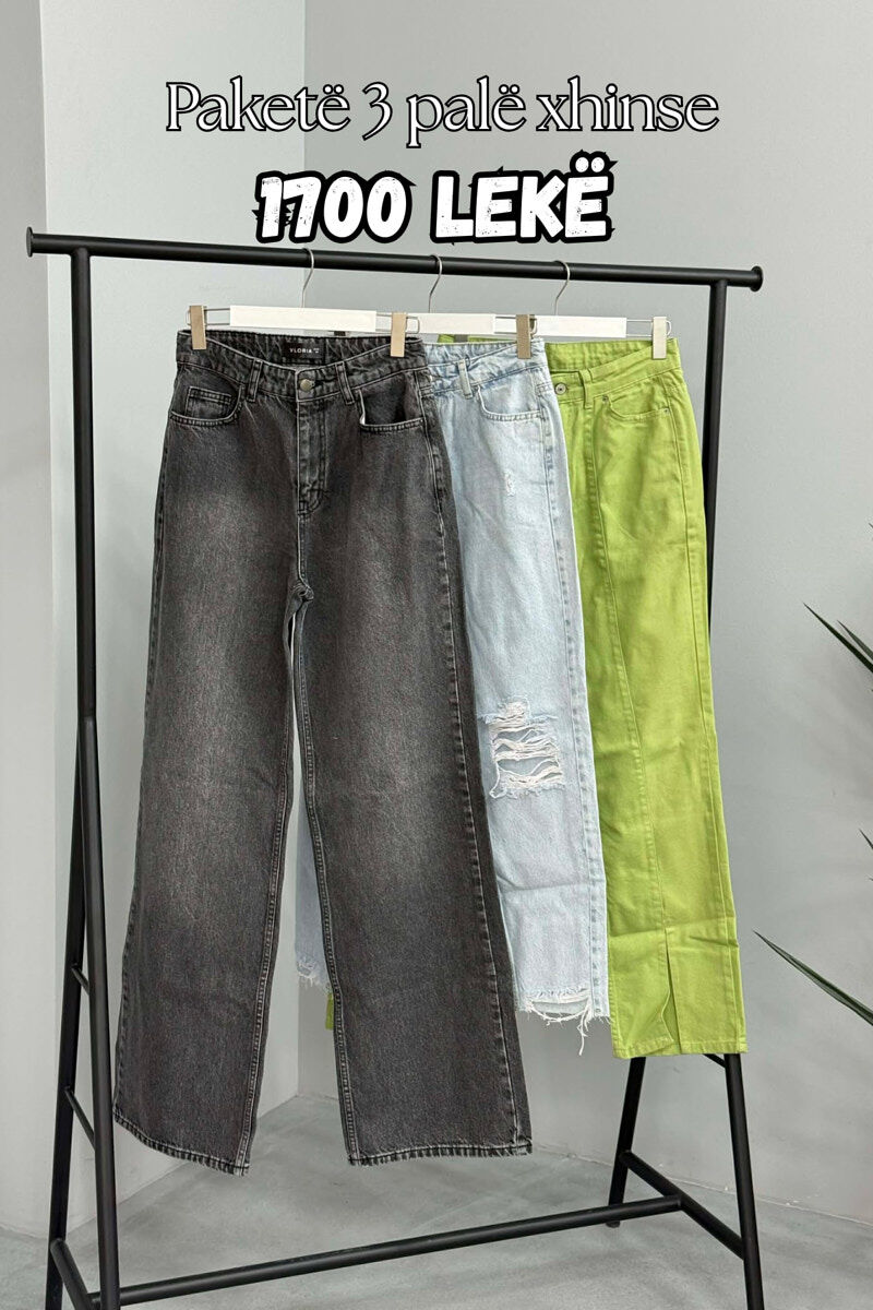 PACK OF 3 PIECES WOMAN JEANS MULTIPLE/SHNGJ - 1