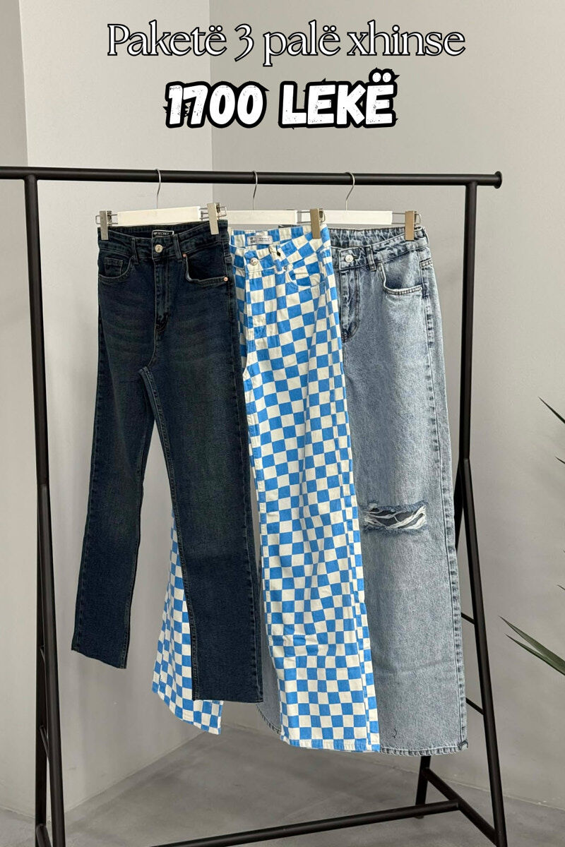 PACK OF 3 PIECES WOMAN JEANS MULTIPLE/SHNGJ - 1