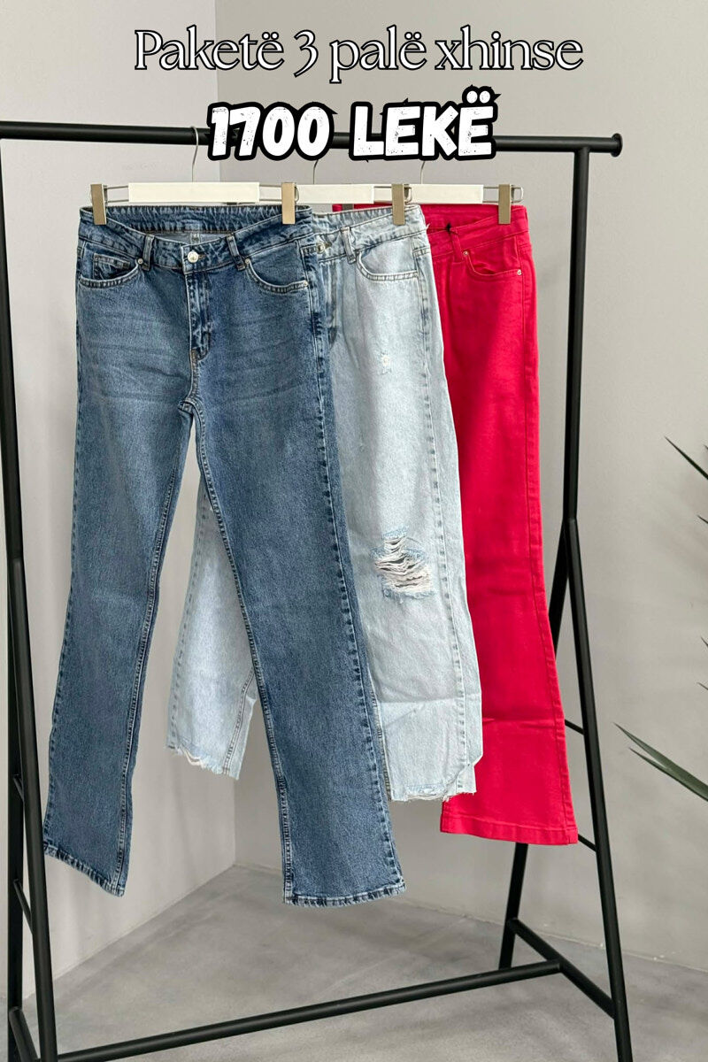 PACK OF 3 PIECES WOMAN JEANS MULTIPLE/SHNGJ - 1