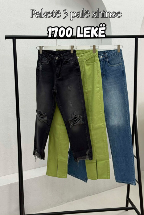 PACK OF 3 PIECES WOMAN JEANS MULTIPLE/SHNGJ - 1