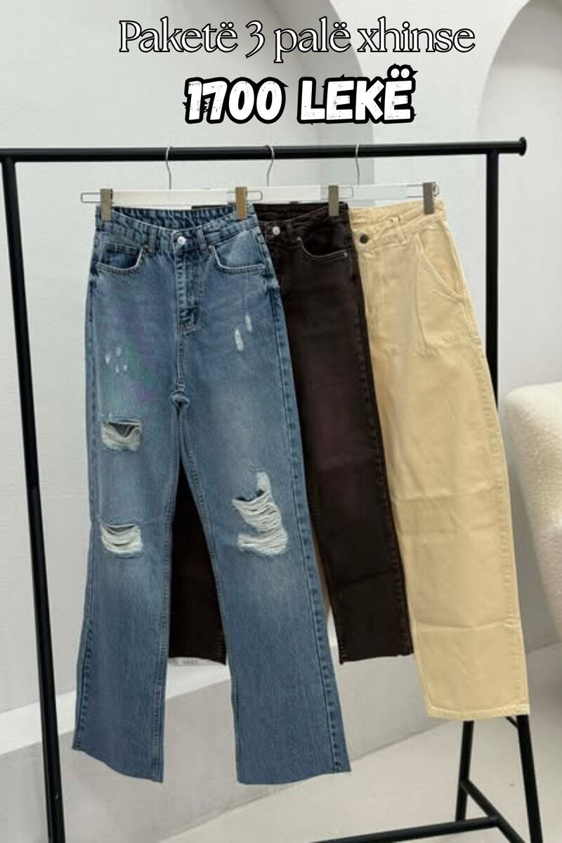 PACK OF 3 PIECES WOMAN JEANS MULTIPLE/SHNGJ - 1
