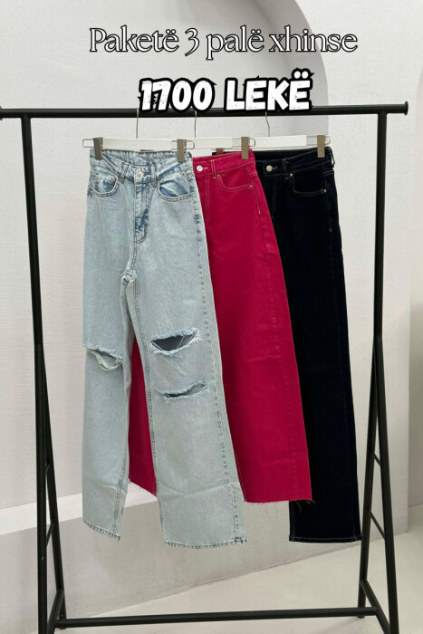 PACK OF 3 PIECES WOMAN JEANS MULTIPLE/SHNGJ - 1