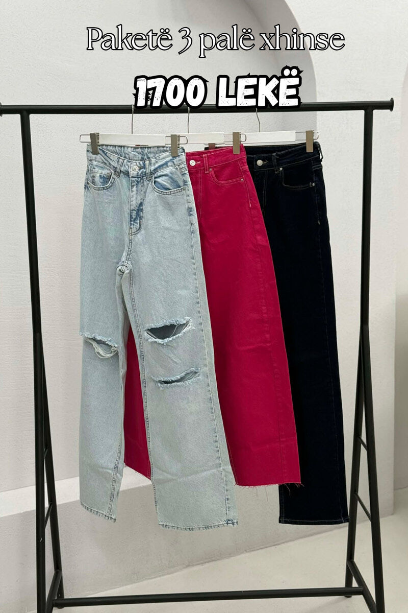 PACK OF 3 PIECES WOMAN JEANS MULTIPLE/SHNGJ - 1