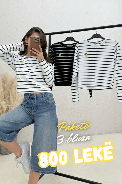 PAKETE 3 BLUZA ME VIJA PER FEMRA - 1