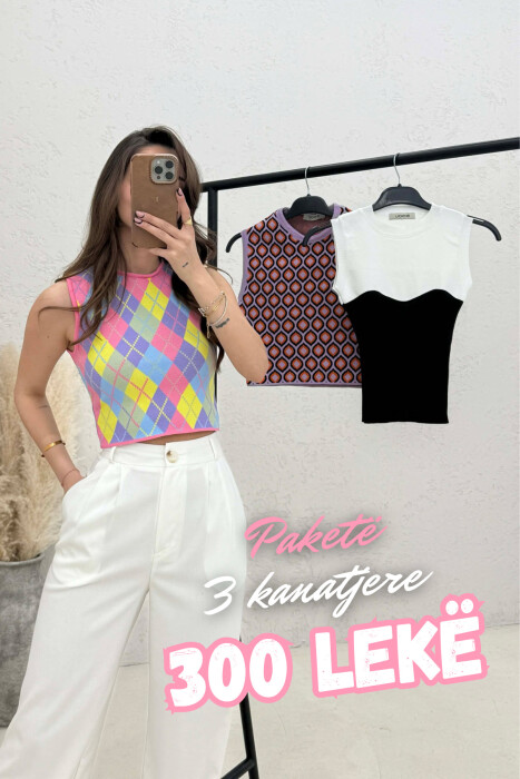 PAKETE 3 KANATJERE SHUME NGJYRESHE PER FEMRA - 1