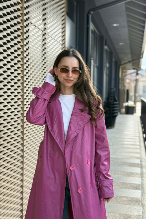 PALLTO LEKURE E GJATE NJE NGJYRESHE PER FEMRA NE NGJYRE LEJLA - 2