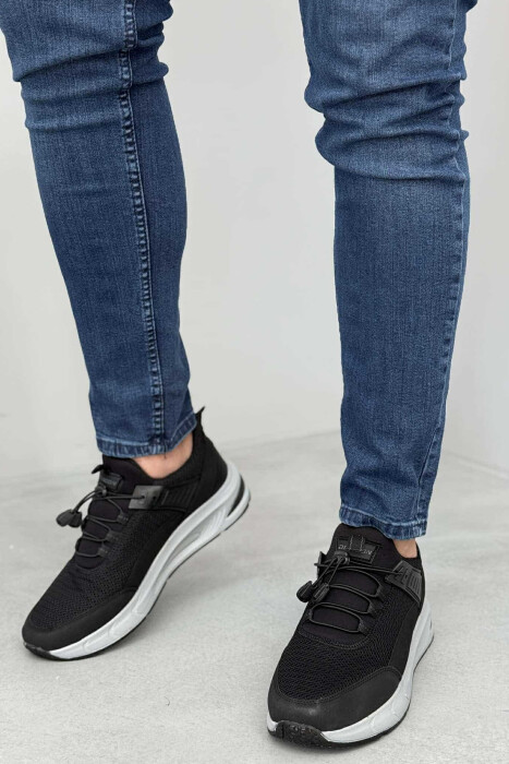 PALTFORM LACING MEN SNEAKERS BLACK/ E ZEZE 