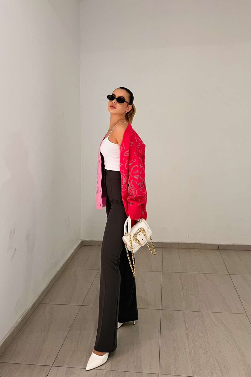 PANTALLONA ELASTIKE PËR FEMRA NË NGJYRËN GRI - 5