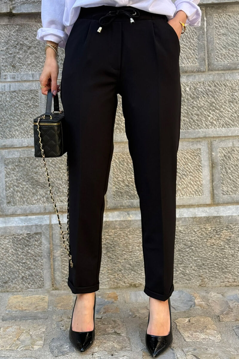 PANTALLONA NJE NGJYRESHE ME LIDHESE PER FEMRA NE NGJYRE TE ZEZE - 2