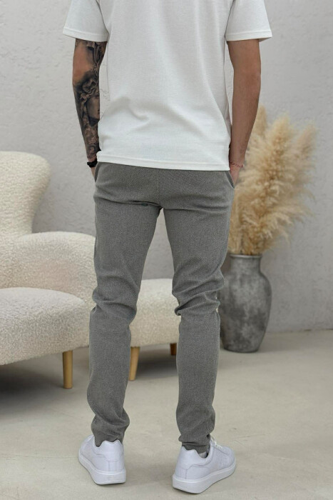 PANTALLONA TE THJESHTA PER MESHKUJ NE NGJYRE BEZHE - 2