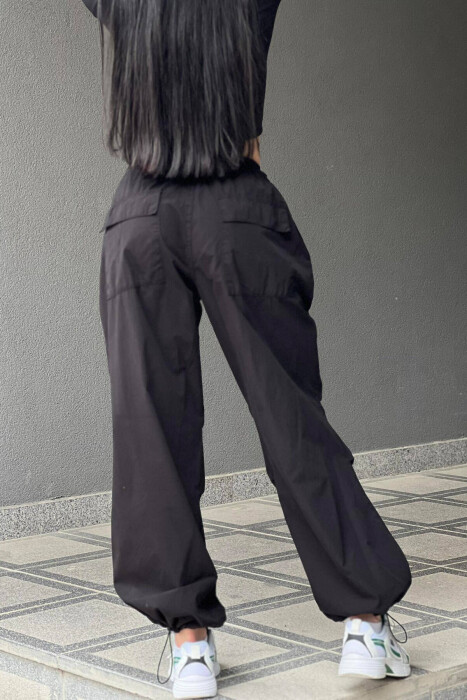 PARACHUTE PANTS WOMAN BLACK/ E ZEZE - 2