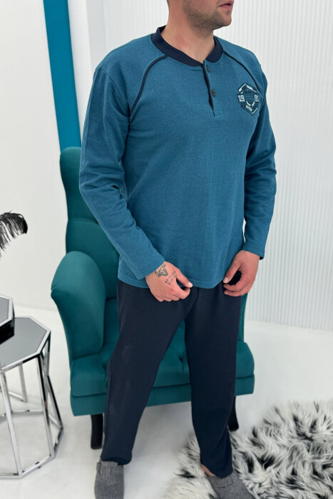 PIZHAME BLUZE ME LOGO TË THJESHTE+TUTA PER MESHKUJ NE NGJYRE GUR KALI - 2