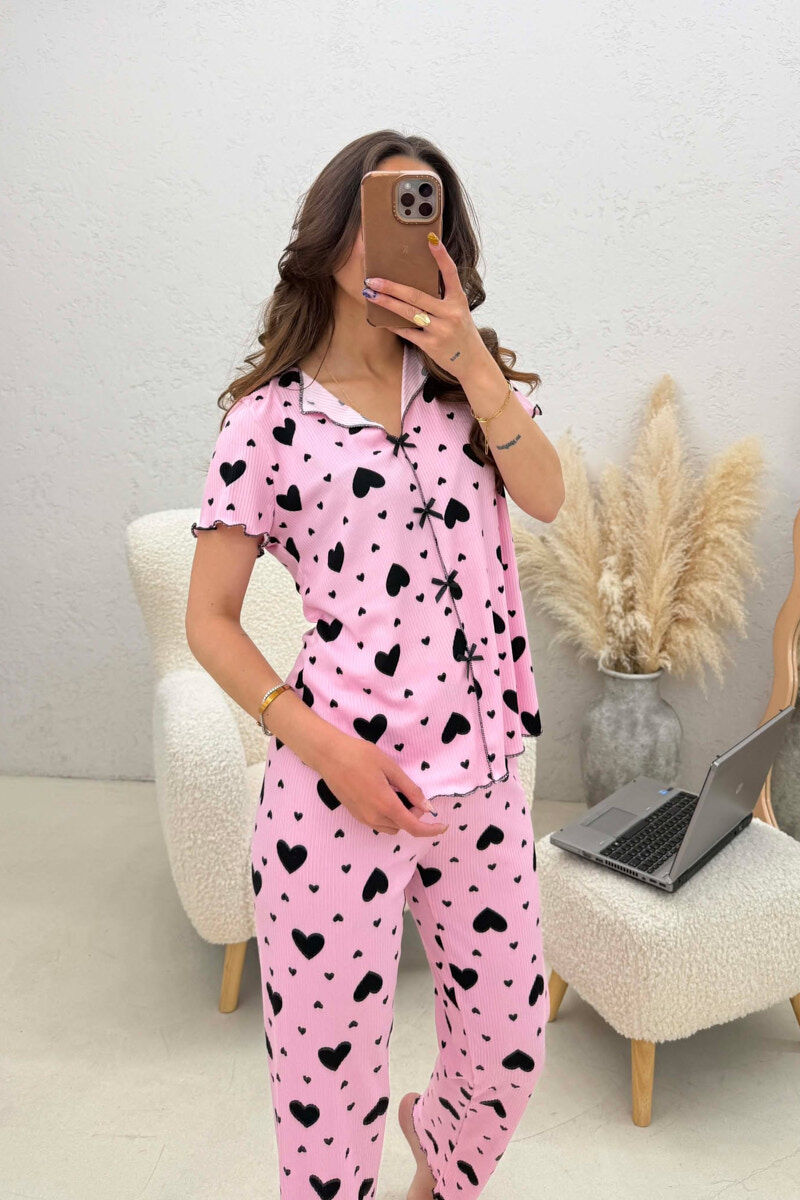 PIZHAME ME DIZAJN ZEMRASH PER FEMRA NE NGJYRE ROZE - 4