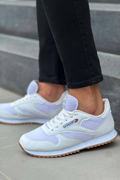 PLATFORM LACING MEN SNEAKERS WHITE-E BARDHE - KLAUDIO FASHION