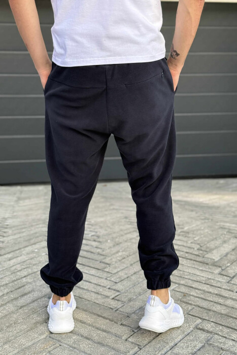 POLAR ONE COLOR MEN JOGGERS DARK BLUE/BEE - 5