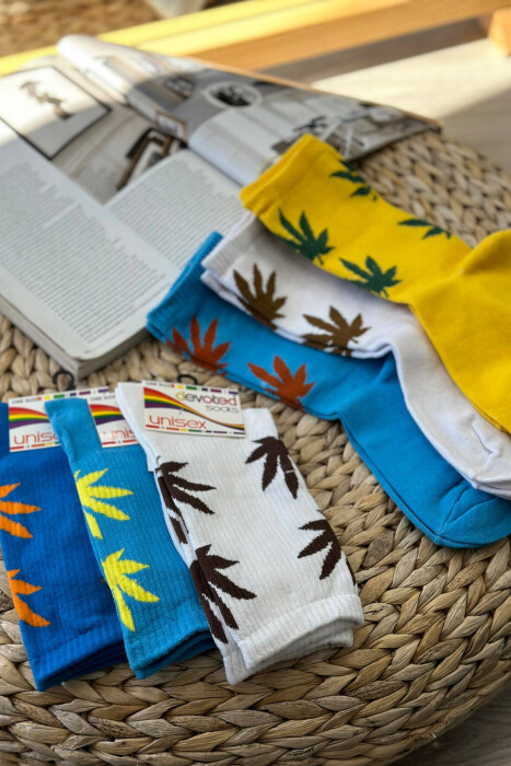 PAKETË ME GJASHTË PALË ÇORAPE UNISEX NË NGJYRA TË NDRYSHME - KLAUDIO FASHION