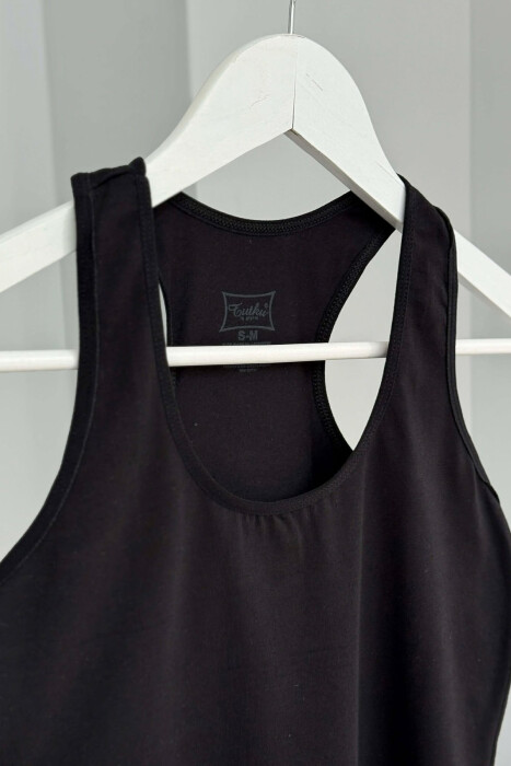 RAMBO STYLE ONE COLOR SIMPLE WOMEN SINGET BLACK/ E ZEZE - 4