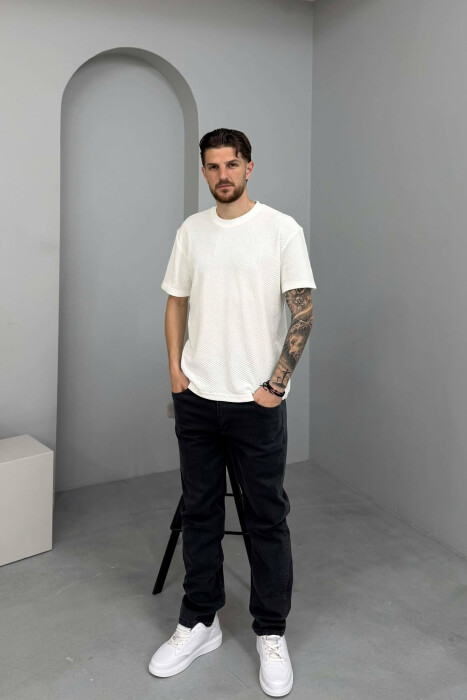 REGULAR ONE COLOR MEN JEANS DARK GREY/GEE - 1