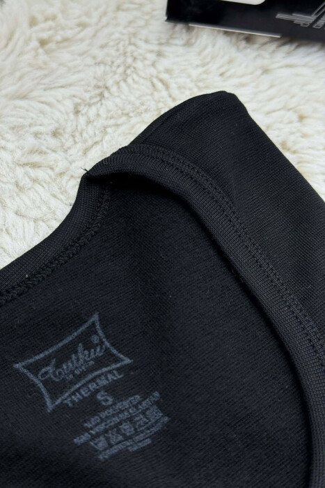 ROUNDNECK THERMAL BLOUSE MEN BLACK/ E ZEZE - 3