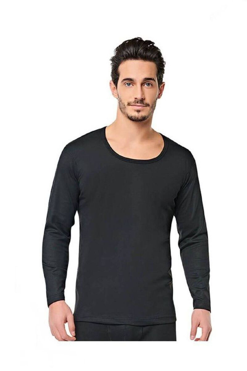 ROUNDNECK THERMAL BLOUSE MEN BLACK/ E ZEZE - 7