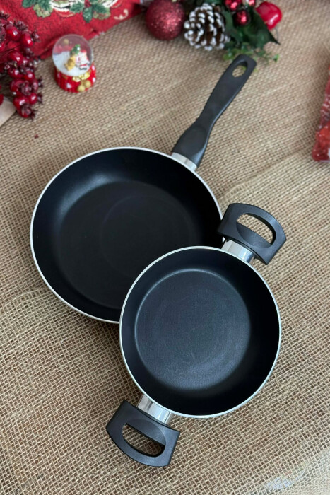 SERVING PAN 16 CM + ECO FRY PAN 20 CM SET GREY/GRI - 2