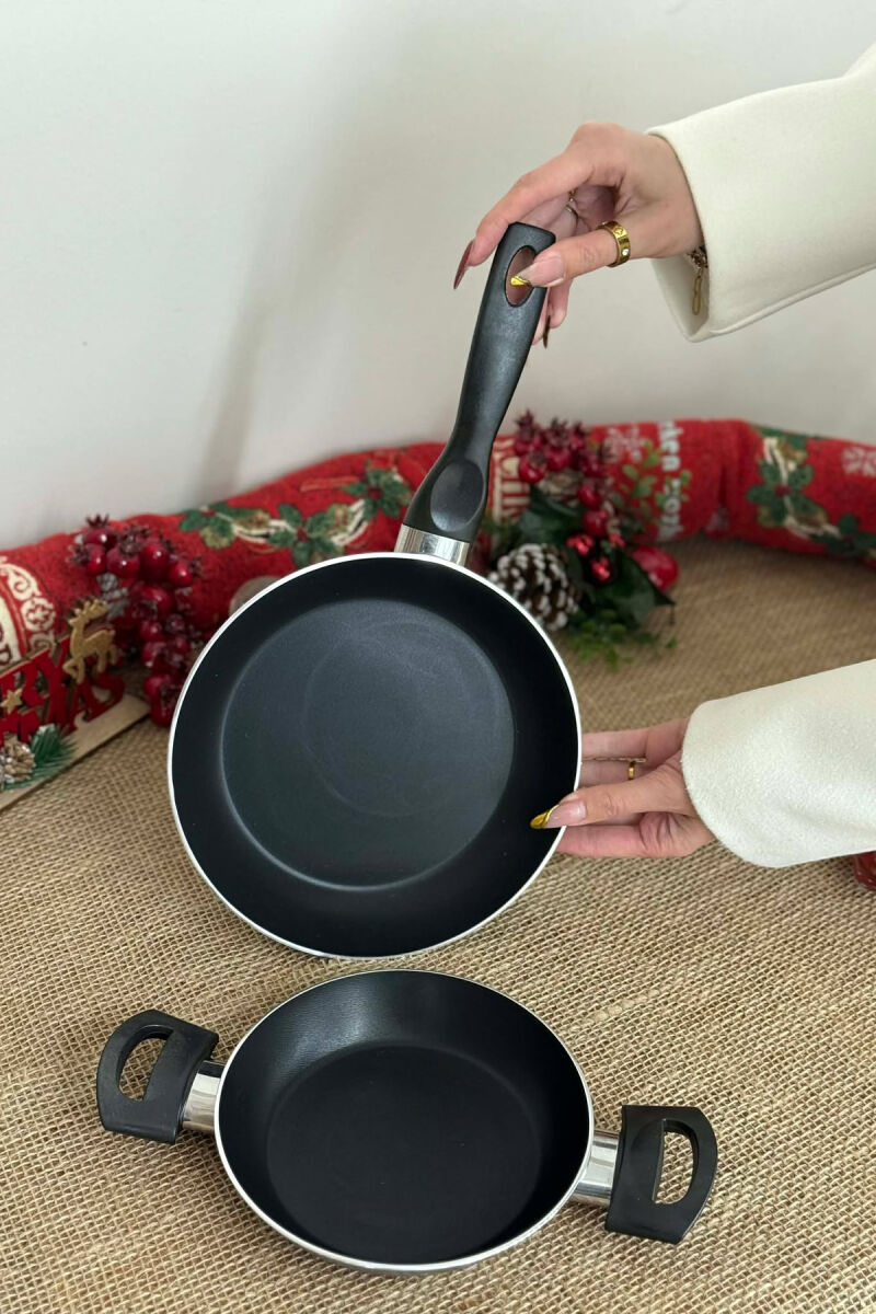 SERVING PAN 16 CM + ECO FRY PAN 20 CM SET GREY/GRI - 4