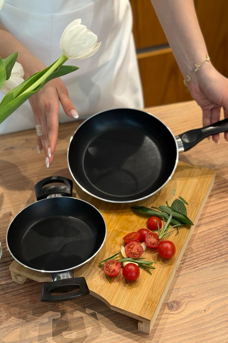 SERVING PAN 16 CM + ECO FRY PAN 20 CM SET GREY/GRI - 8