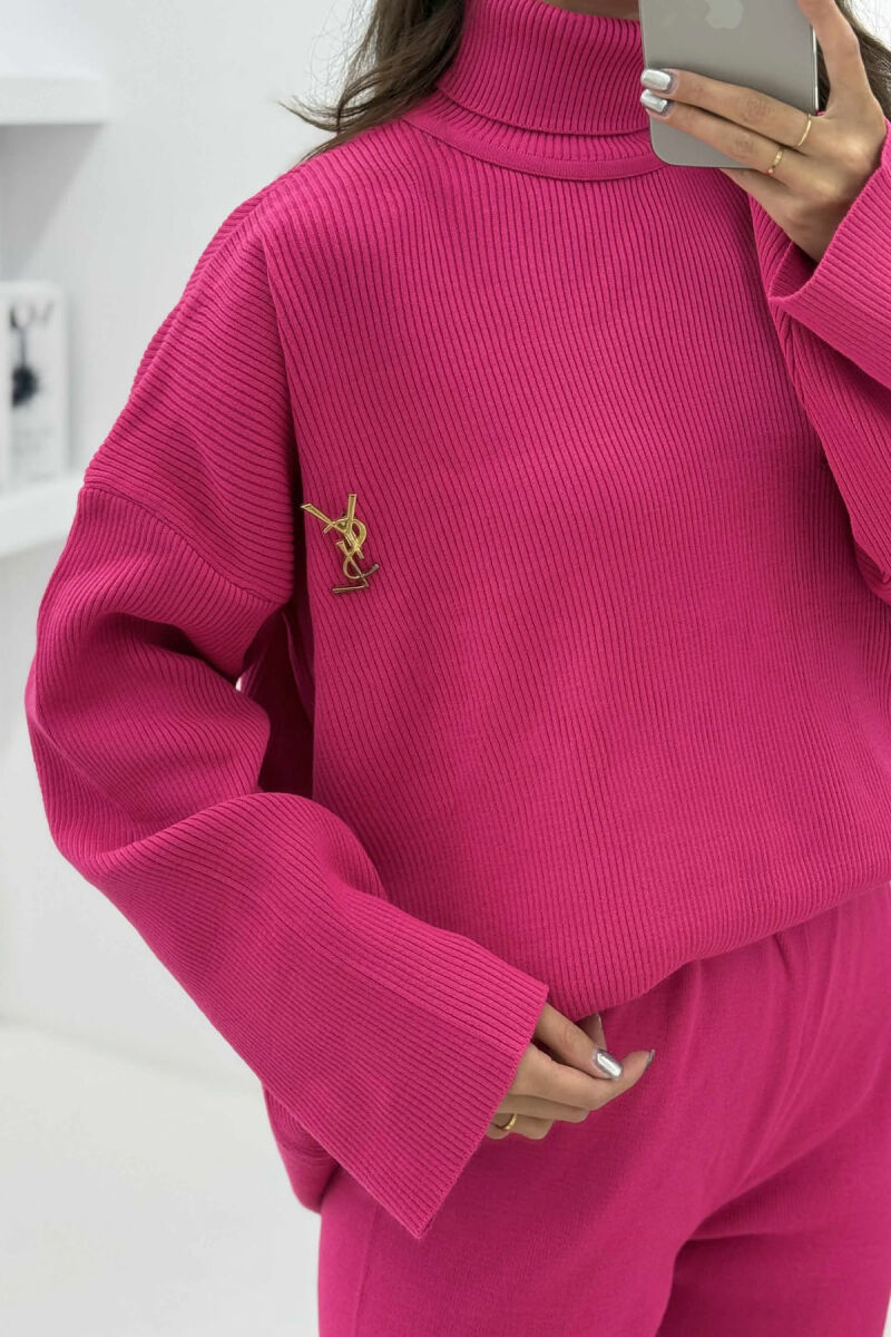 SET AKRELIK PËR FEMRA NË NGJYRËN CIKLAMI - 6