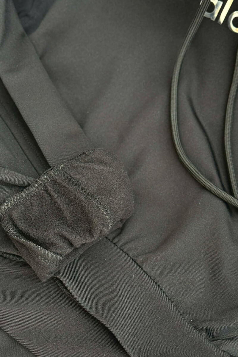 SET HOODIE ME SHKRIME + TUTA PER FEMRA NE NGJYRE TE ZEZE - 5