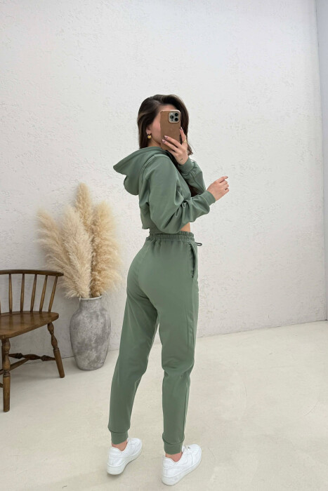 SET HOODIE ME SHKRIME + TUTA PER FEMRA NE NGJYRE ULLI - 4