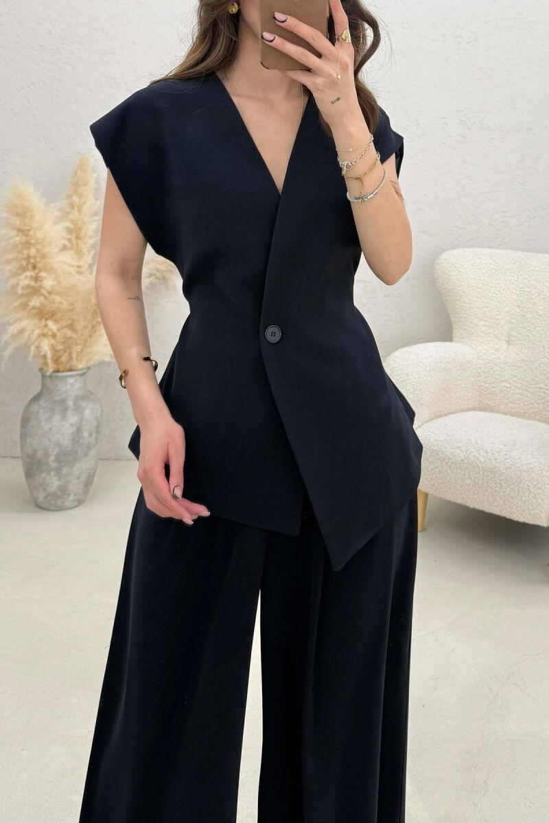 SET JELEK+PANTALLONA PER FEMRA NE NGJYRE BLU TE ERRET - 4